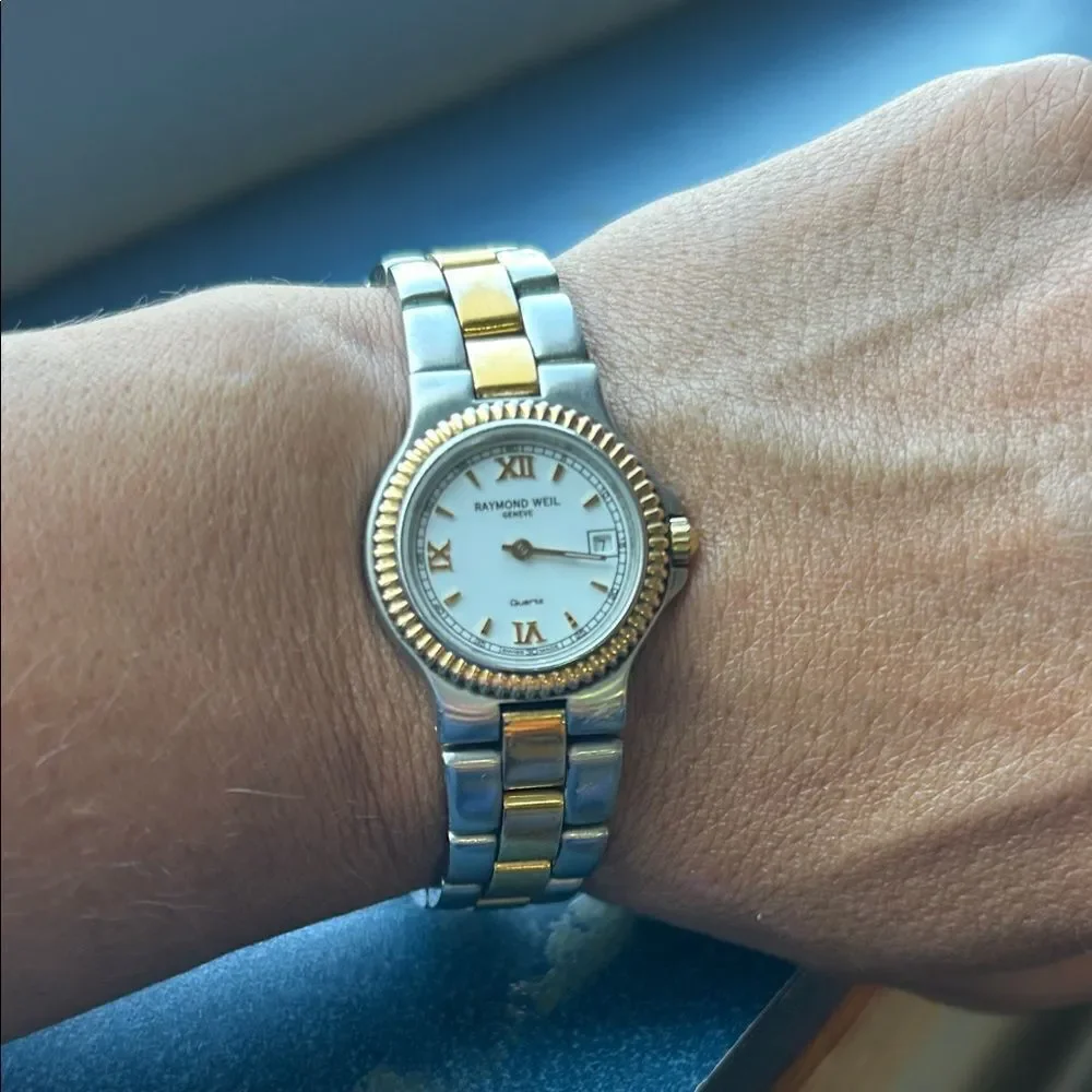 Raymond Weil Two-Tone Gold and Silver Watch
